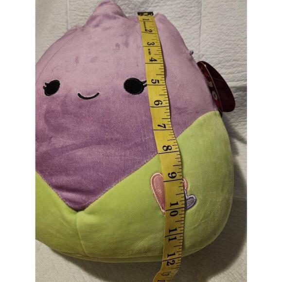 Squishmallows Jackie Purple Tulip Flower 12” Soft Plush - NEW - Picture 10 of 10